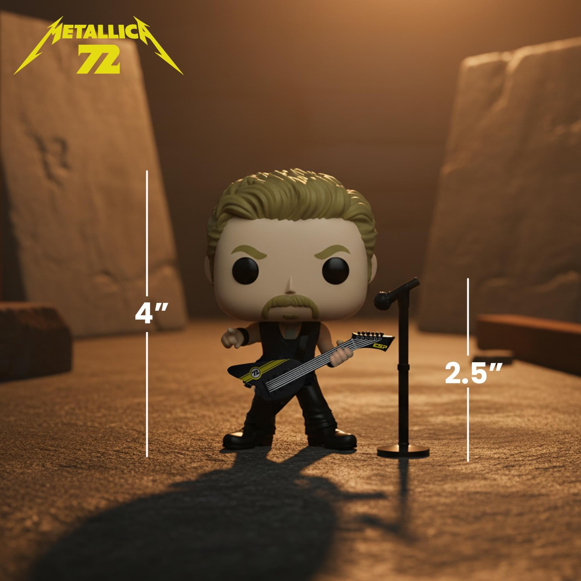 Funko Pop! Rocks: Metallica - James Hetfield - (72S) - Boneco